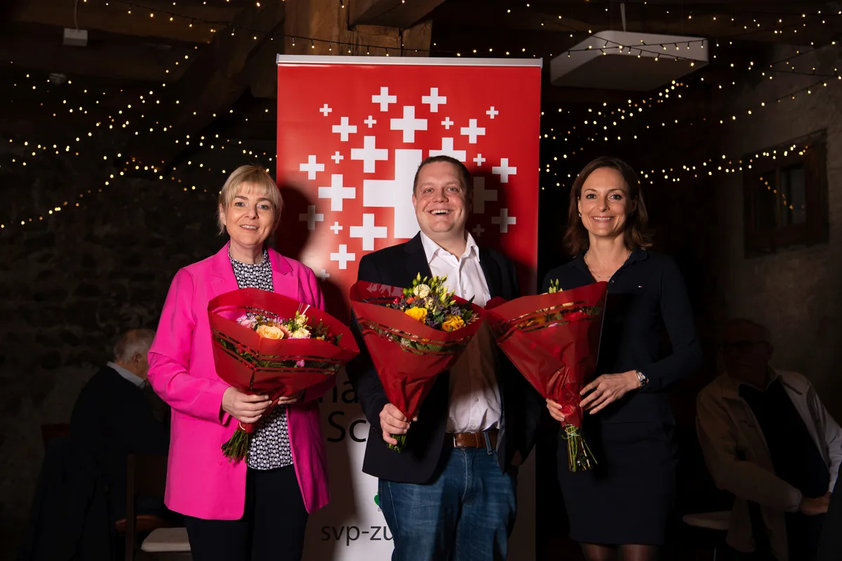 Kantonsratswahlen: Wahlfeier der SVP im Landenberghaus.